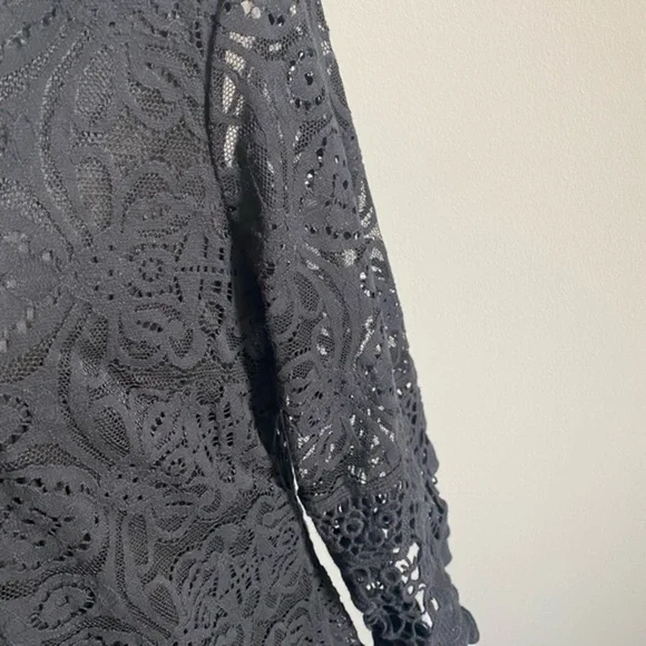 NWT Alfani Floral Lace Crochet Trim Cocktail Dress - Picture 4 of 9
